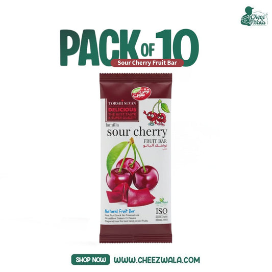 Torshi Sevan | Sour Cheery Fruit Bar - Pack of 10