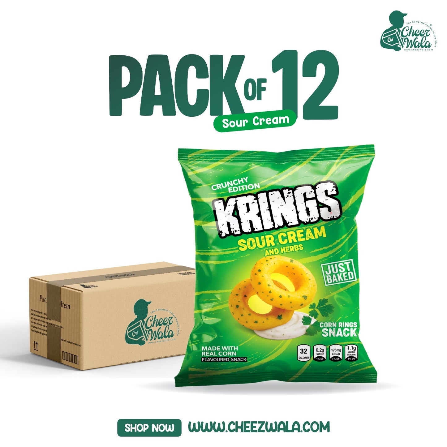 Sunny | Krings Sour Cream (Rs.20) - Pack of 12