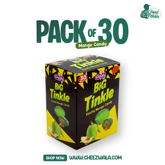 Giggly | Big Tinkle Kacha Mango Candy - Pack of 30