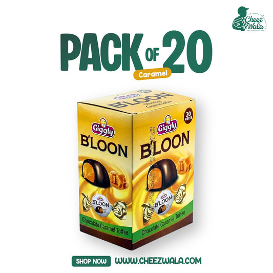 Giggly | Bloon Chocolate Caramel Toffee - Pack of 20