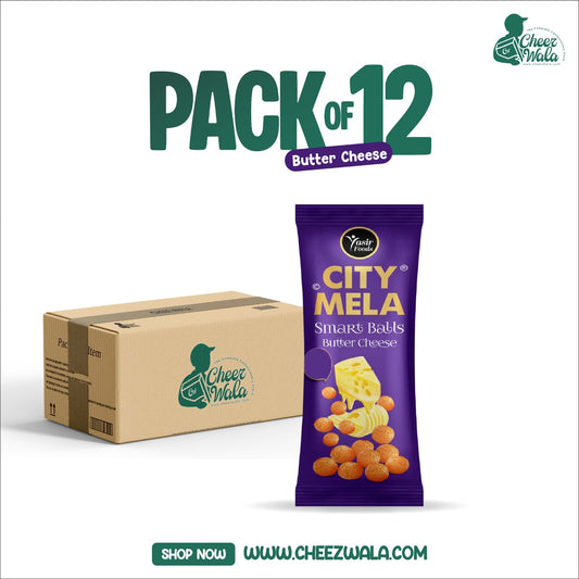 YAF | City Mela Smart Balls Butter Cheese - Pack Of 12