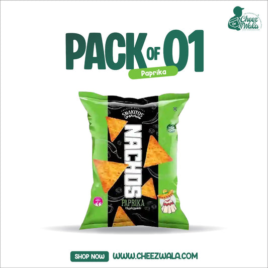 FM | Snakitos Nachos Paprika 50gms - Pack of 01