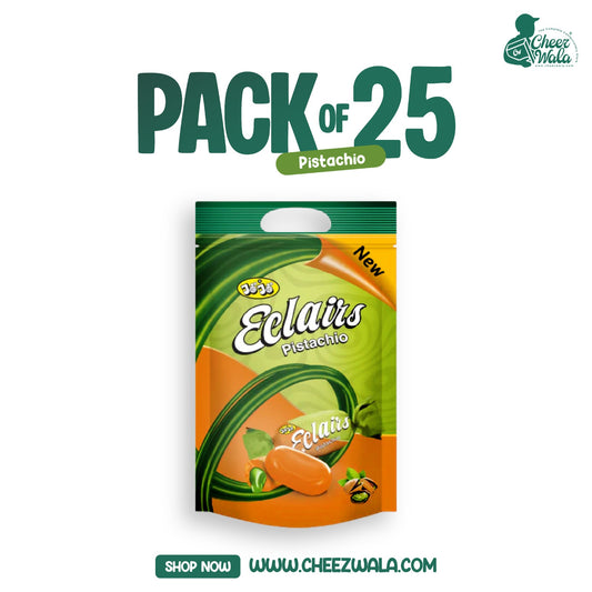 Jojo | Eclairs Pistachio - Pack Of 25 (Rs. 10)