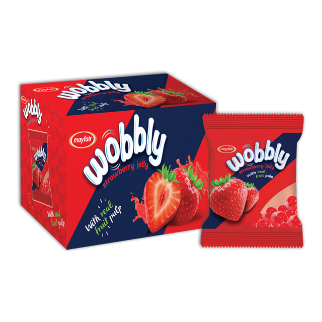 Mayfair | Wobbly Strawberry Jelly - Pack Of 24