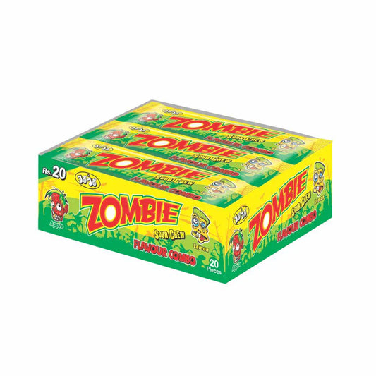 Jojo | Zombie Sour Chew Combo Flavor (Apple + Lemon) - Pack Of 20 (Rs. 20)