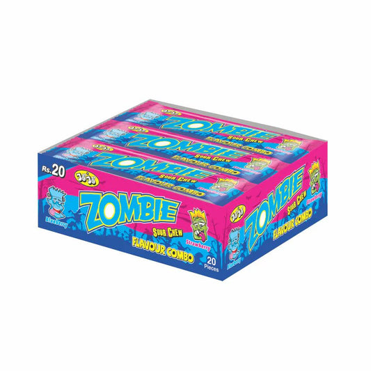 Jojo | Zombie Sour Chew Combo Flavor (S.Berry + B.Berry) - Pack Of 20 (Rs. 20)