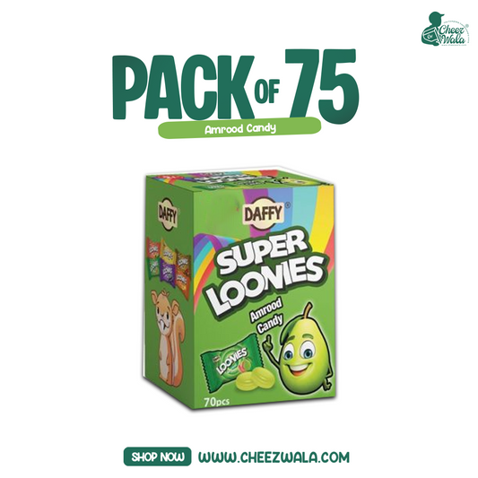 Daffy | Loonies Amrood Candy (Rs. 02) - Pack of 75