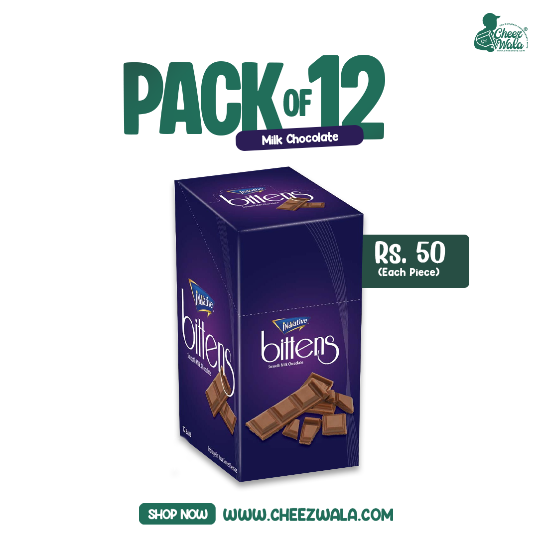 Inovative | Bittens Chocolate Munch Pack - Pack of 12 (Rs. 50)