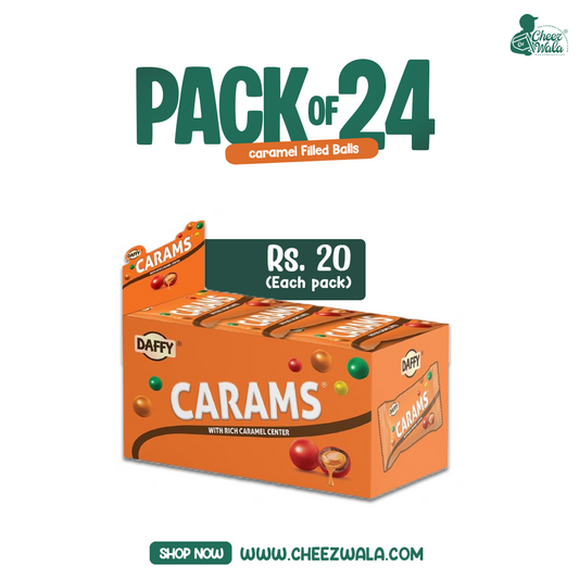Daffy | Carams With Rich Caramel Center - Pack Of 24 (Rs.20)