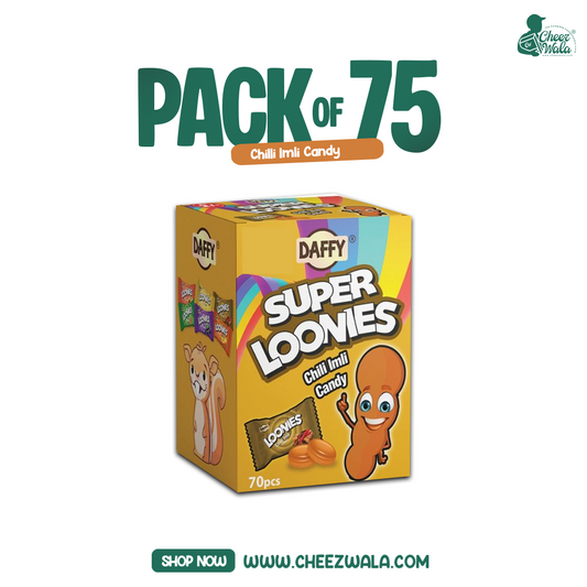 Daffy | Loonies Chili Mili Candy (Rs. 02) - Pack of 75