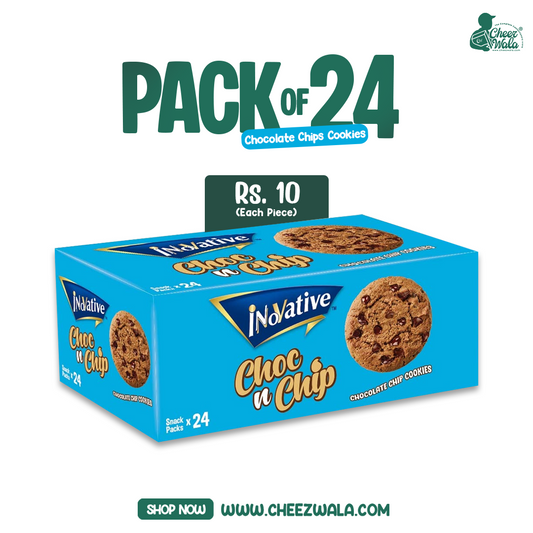 Inovative | Choc N Chip Biscuits - Pack Of 24 (Rs. 10)