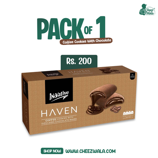 Inovative | Haven Coffee Cookies With Indulging Chocolate Inside - Pack Of 01