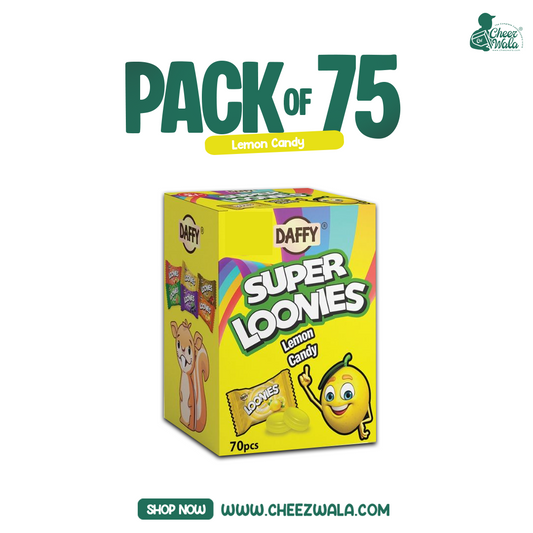 Daffy | Loonies Lemon Candy (Rs. 02) - Pack of 75