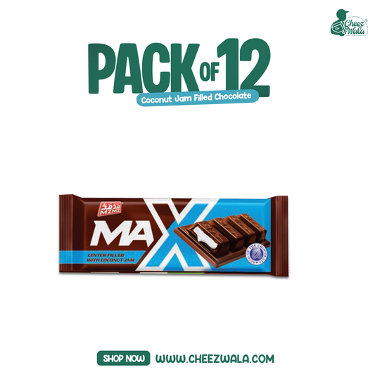 Mzmz | Max Coconut Jam Chocolate - Pack of 12 (Rs. 50)