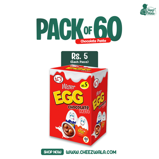 Icy | Mr. Egg Chocolate Box - Pack Of 60 (Rs.5)
