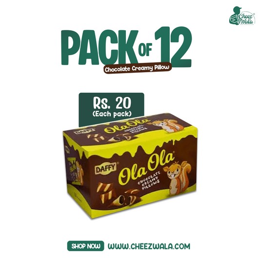 Daffy | Ola Ola Chocolate Pillow Wafer - Pack Of 12 (Rs.20)