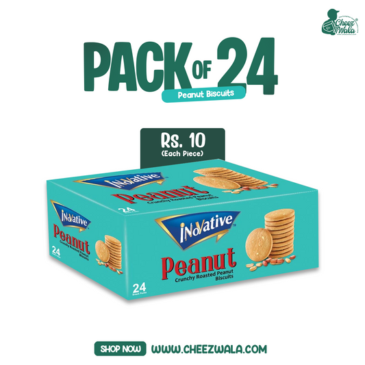 Inovative | Peanut Chrunchy Biscuits - Pack Of 24 (Rs. 10)