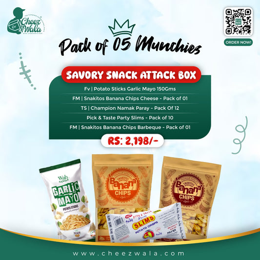 Savory Snack Attack Box - Pack of 05 Munchies