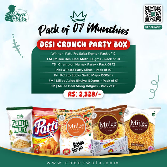 Desi Crunch Party Box - Pack of 07 Munchies