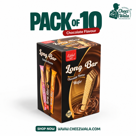Kiddies | Long Bar Chocolate Wafer - Pack of 10