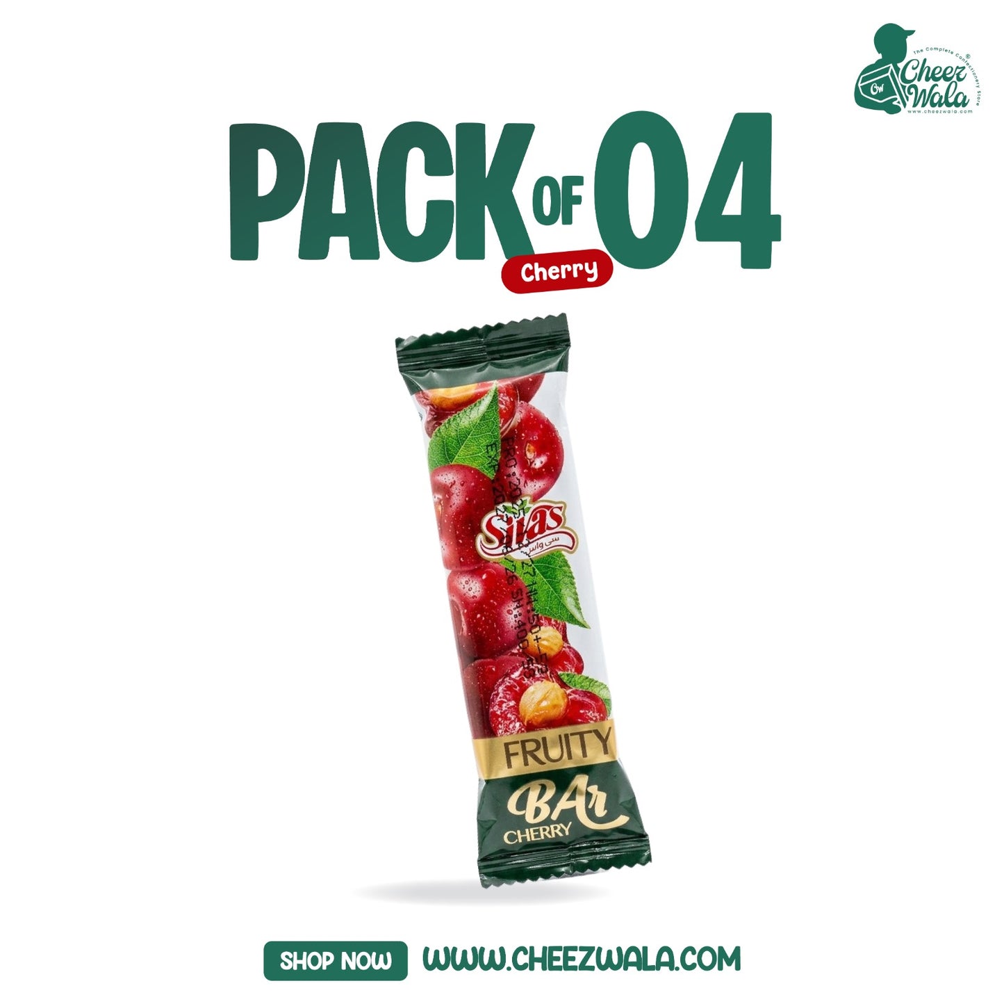 Sivas | Fruity Bar Cherry Stick - Pack of 04