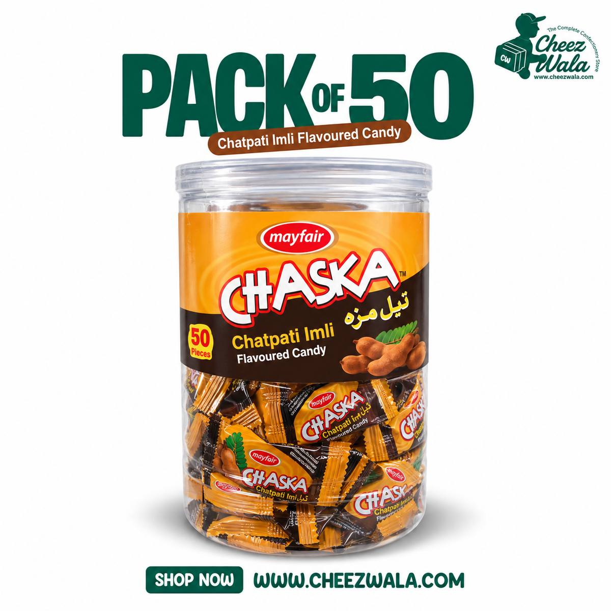 Mayfair | Chaska Chatpati Imli Candy - Pack of 50