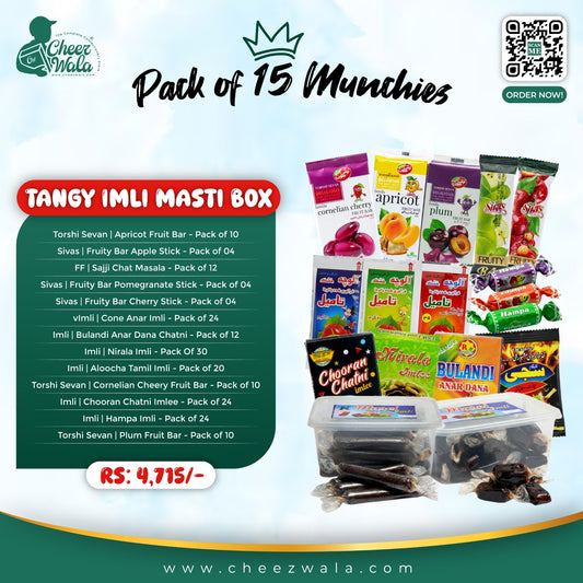 Tangy Imli Masti Box - Pack of 15 Munchies