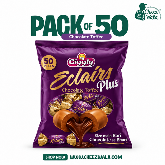 Giggly | Eclairs Plus - Pack Of 50