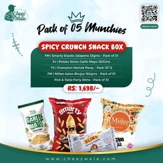 Spicy Crunch Snack Box - Pack of 05 Munchies