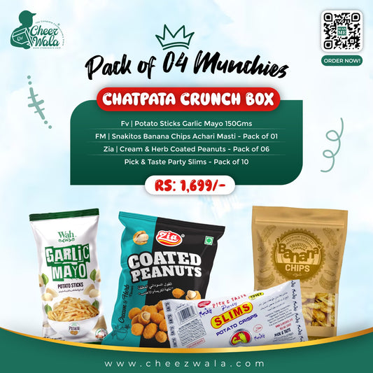 Chatpata Crunch Box - Pack of 04 Munchies