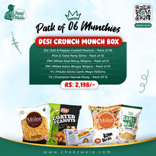 Desi Crunch Munch Box - Pack of 06 Munchies
