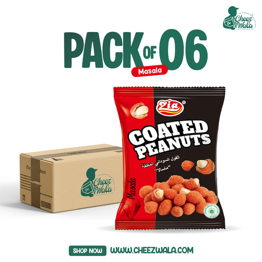 Zia | Masala Coated Peanuts - Pack of 06