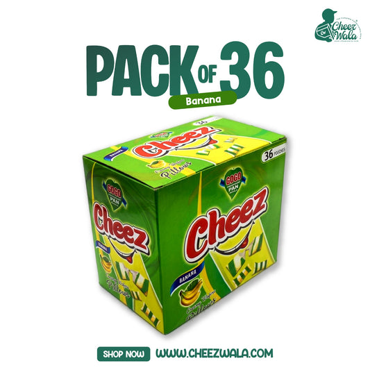 Gogo | Cheez Pillow Wafer Banana - Pack Of 36
