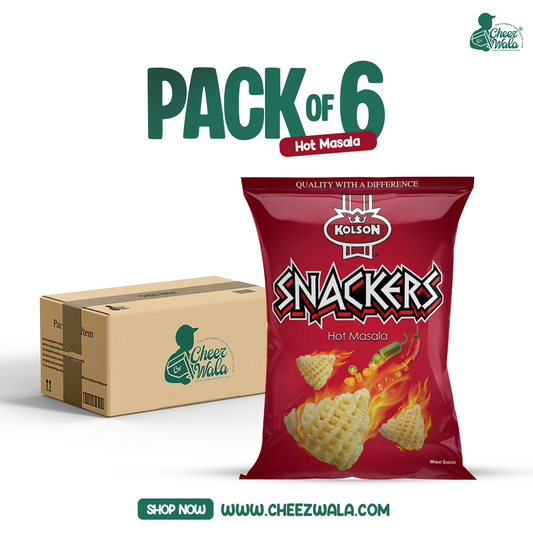 Kolson | Snackers Hot Masala - Pack of 06