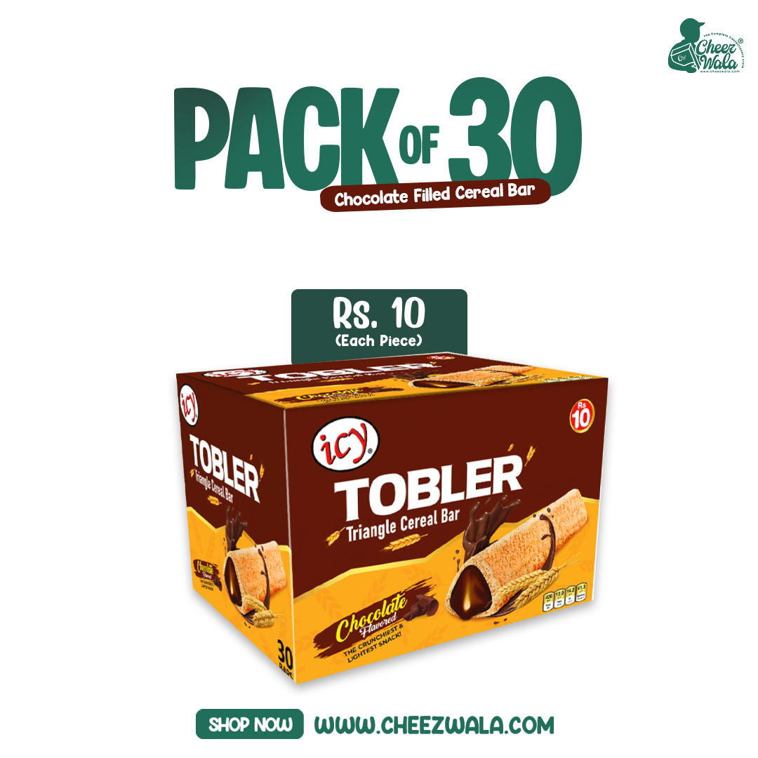 Icy | Tobler Cereal Bar  - Pack Of 30 (Rs.10)