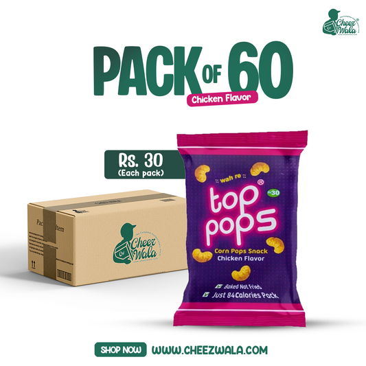 Top Pops Chicken (Red) - Pack Of 60 (Rs.30)
