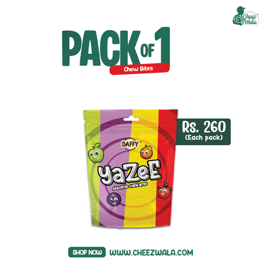 Daffy | Yazee Assorted Chew Bites - Pack Of 1 (Rs.260)