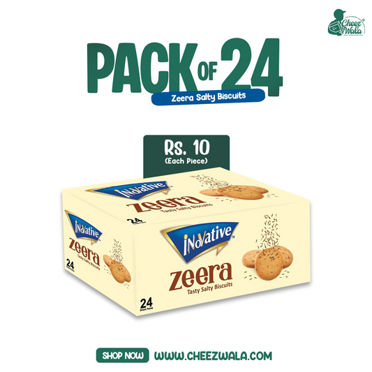 Inovative | Zeera Salty Biscuits - Pack Of 24 (Rs. 10)